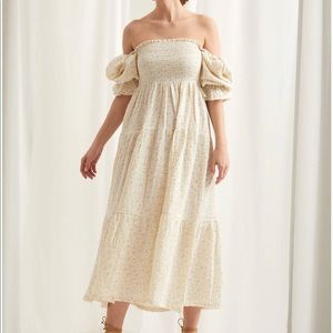 S/M Nothing Fits But Kiko Dress in Floral Gauze